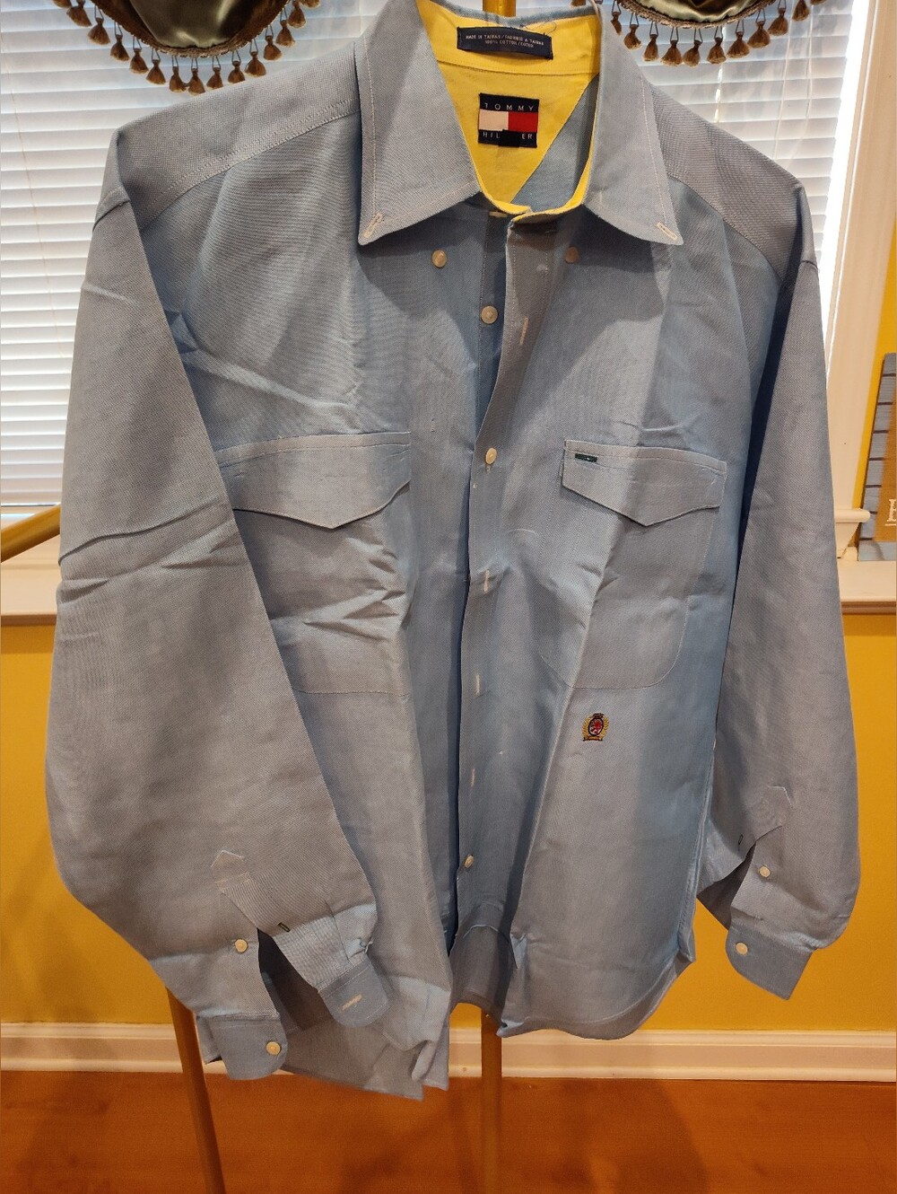 Men's Tommy Hilfiger Light Blue Button Down Shirt